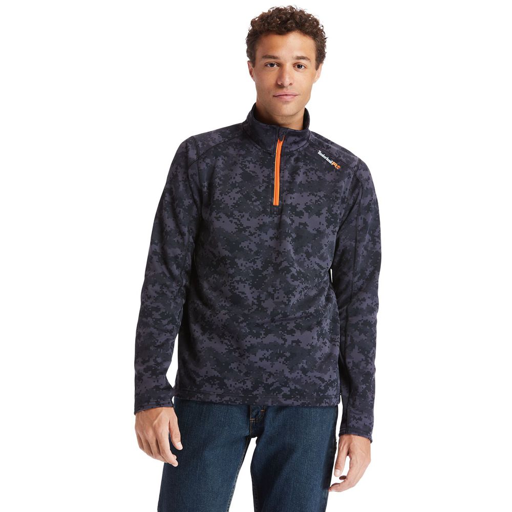 Sudadera Timberland Hombre Pro® Understory Quarter-Zip Fleece Negras - Chile CMZ-529306